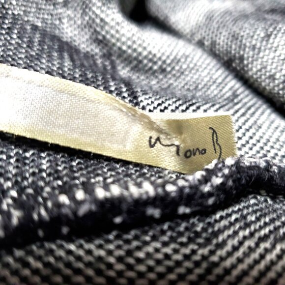 Girls Black & White Plaid Circle Skirt By Mono B Size S/M - Picture 6 of 9